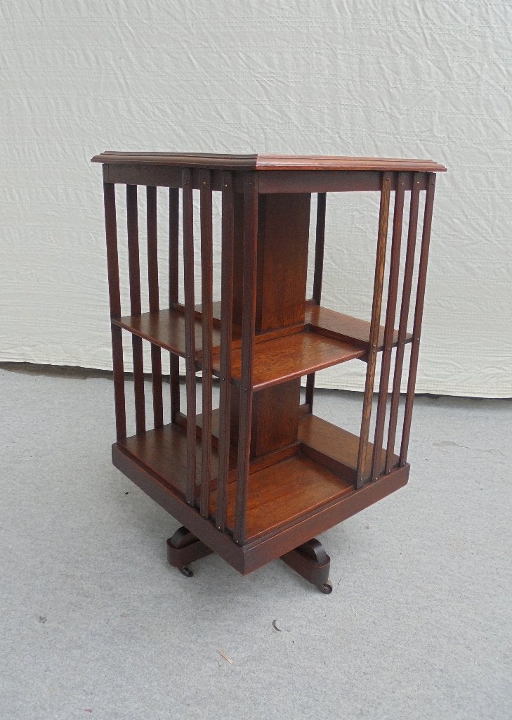 Prachtige antieke  boekenmolen boekenkast, Antiek en Kunst, Ophalen of Verzenden