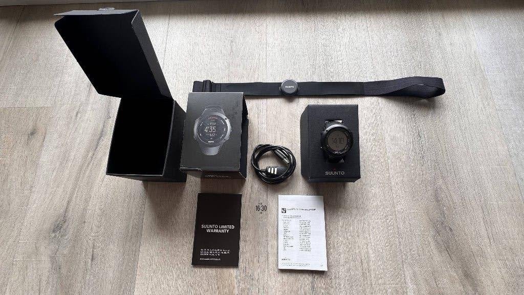 Suunto Ambit3 Peak Nepal Edition + HR-borstband Compleet, Ophalen, Windows, Zwart, Zo goed als nieuw