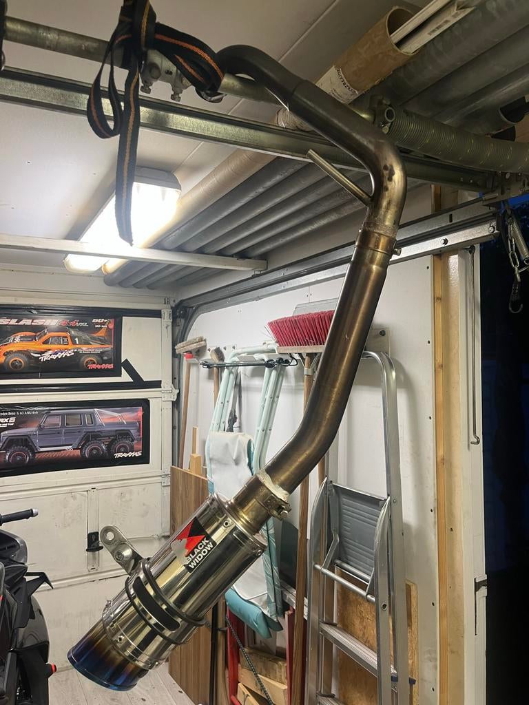 Black Widow uitlaat voor Yamaha R125, Motoren, Ophalen, Gebruikt