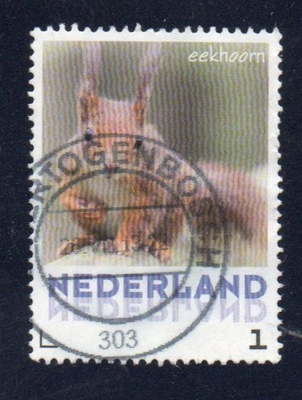 persoonlijke postzegel  Eekhoorn., Ophalen of Verzenden, Gebruikt