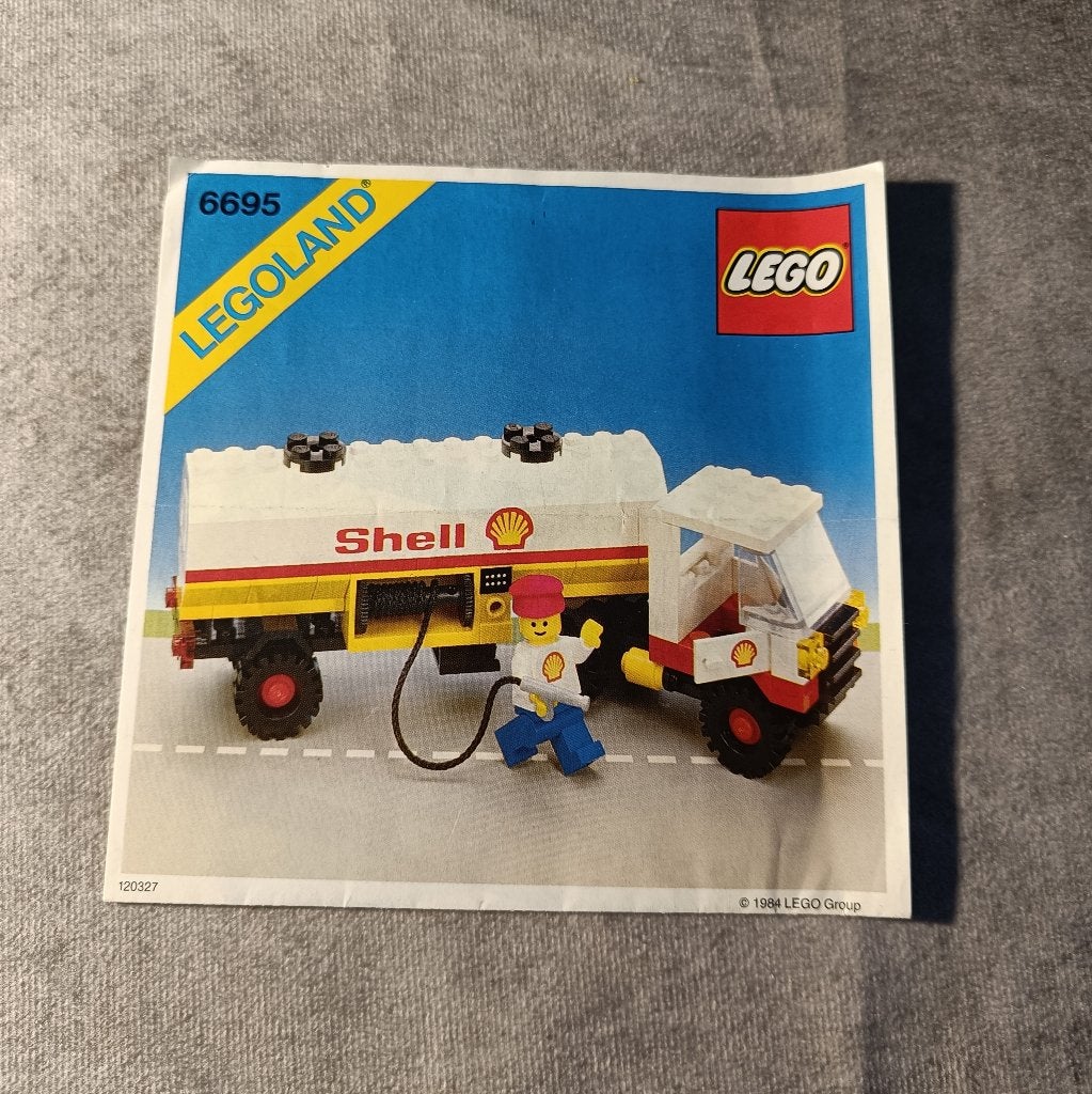 Lego Shell Tanker Instructie Boek 6695, Gebruikt, Overige thema's, Lego, Overige typen