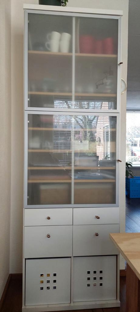 Vitrinekast, Ophalen, Gebruikt, 200 cm of meer, 50 tot 100 cm