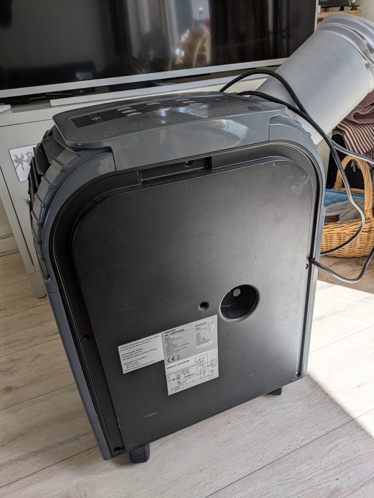 Smartcool Mobiele Airco, Witgoed en Apparatuur, Airco's, Ophalen, Gebruikt, Minder dan 60 m³, Timer