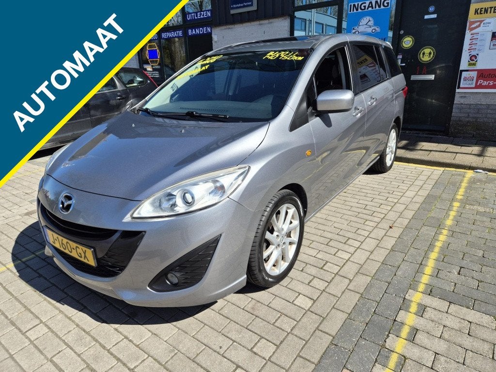 Mazda 5 2.0 106KW TS+ AUT - 6 Persoons MPV let op! MILES, Auto's, Mazda, Automaat, Euro 5, Gebruikt, 4 cilinders
