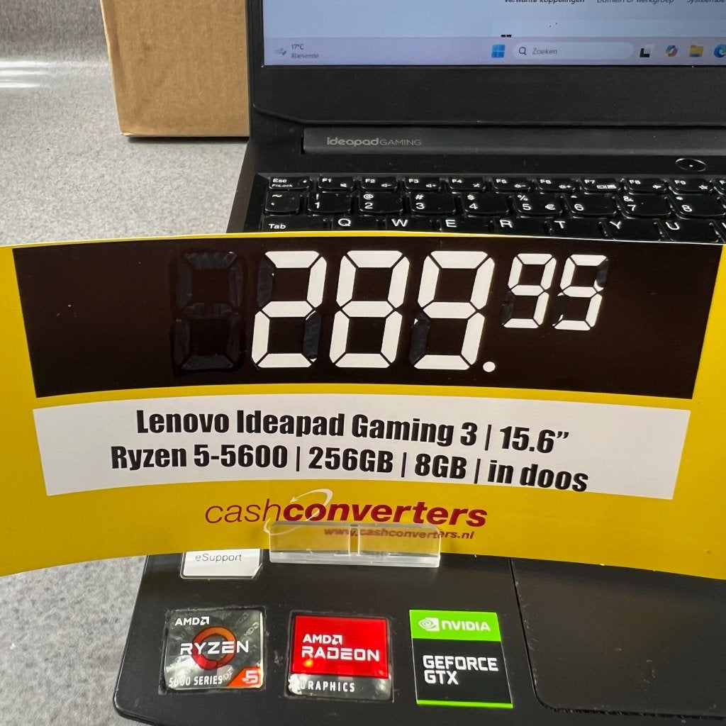 Lenovo Ideapad Gamin 3 | AMD RYZEN 5 - 5600H | 411704, Met videokaart, 8 GB, Ophalen of Verzenden, Gaming