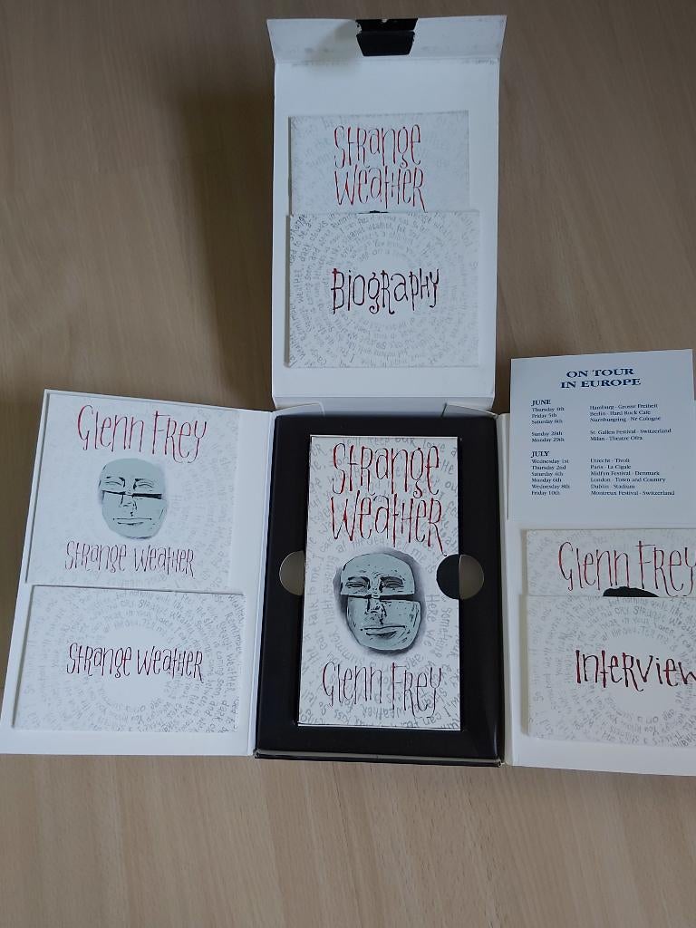 Glenn Frey Strange Weather Promo set, CD, Video,Interview CD, Ophalen of Verzenden, 2000 - 2009, Zo goed als nieuw, Boxset