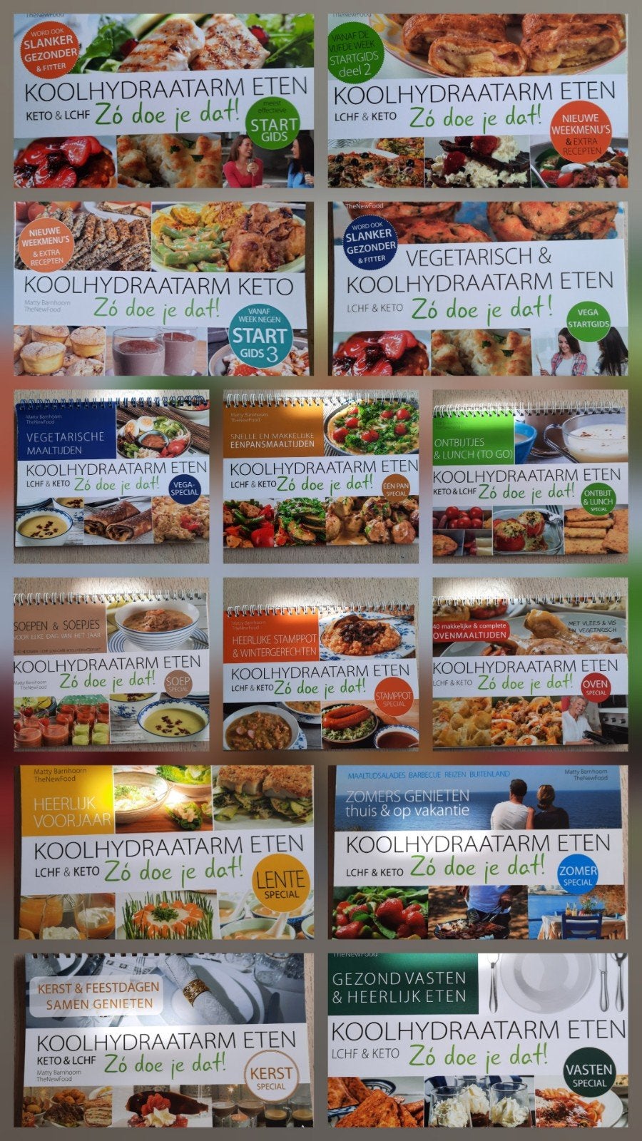14x Koolhydraatarm eten, zo doe je dat! - Matty Barnhoorn, Ophalen of Verzenden, Zo goed als nieuw, Gezond koken