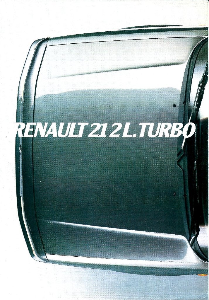Brochure Renault 21 Turbo 1988, Ophalen of Verzenden, Gelezen, Renault