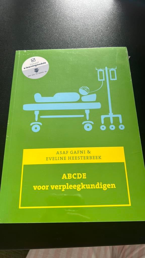 ABCDE voor verpleegkundigen ongebruikte code, Boeken, Asaf Gafni, Ophalen of Verzenden, Zo goed als nieuw, Nederlands