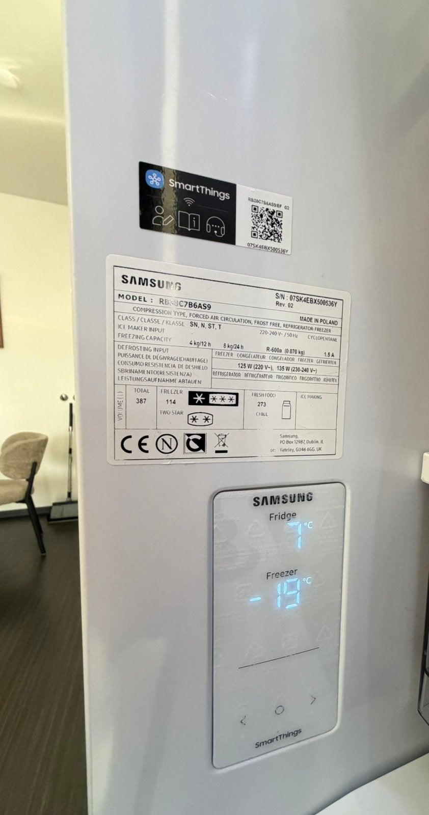 Foto 3 van Samsung RB38C7B6AS9/EF – No Frost – SmartThings