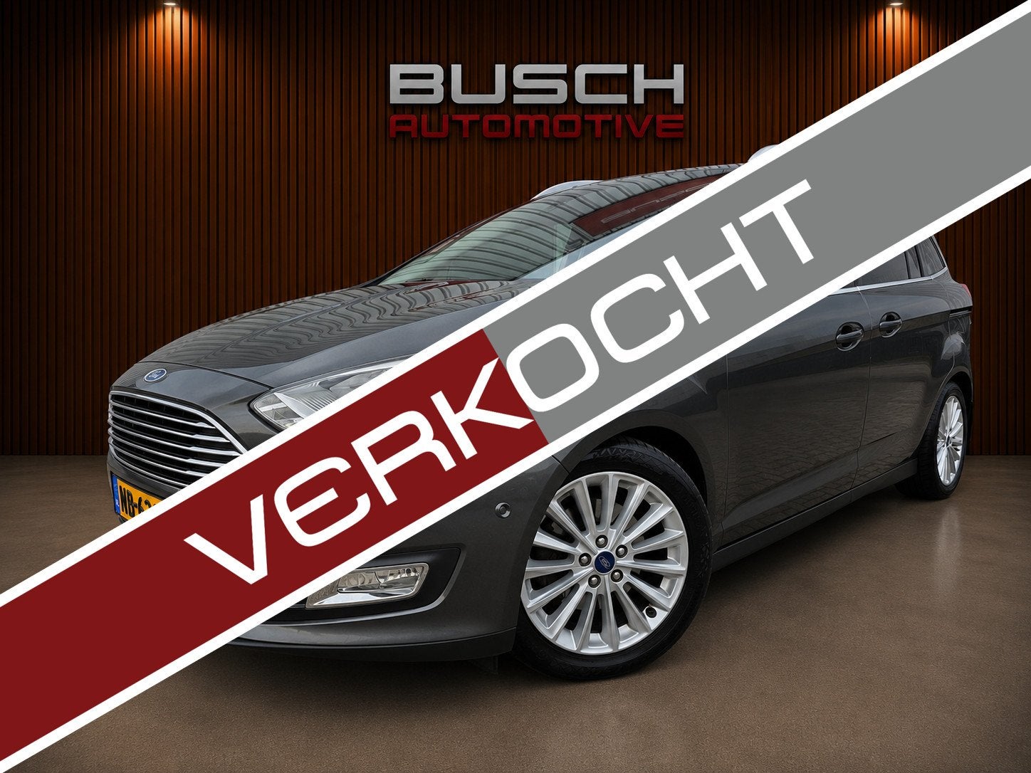 Ford Grand C-Max 1.5 Titanium | AUTOMAAT | PANO | TREKHAAK |, Dealer onderhouden, Euro 6, 150 pk, Origineel Nederlands
