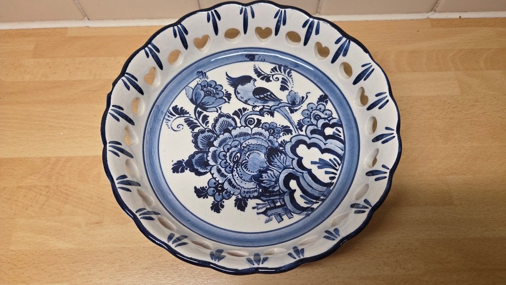 Sierbord Delfts Blauw handmade, Antiek en Kunst, Ophalen of Verzenden