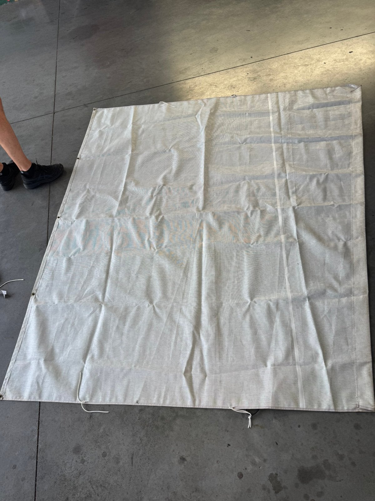 Schaduwdoek schaduw doek voor aan luifel caravsn  camper, Ophalen, Zo goed als nieuw