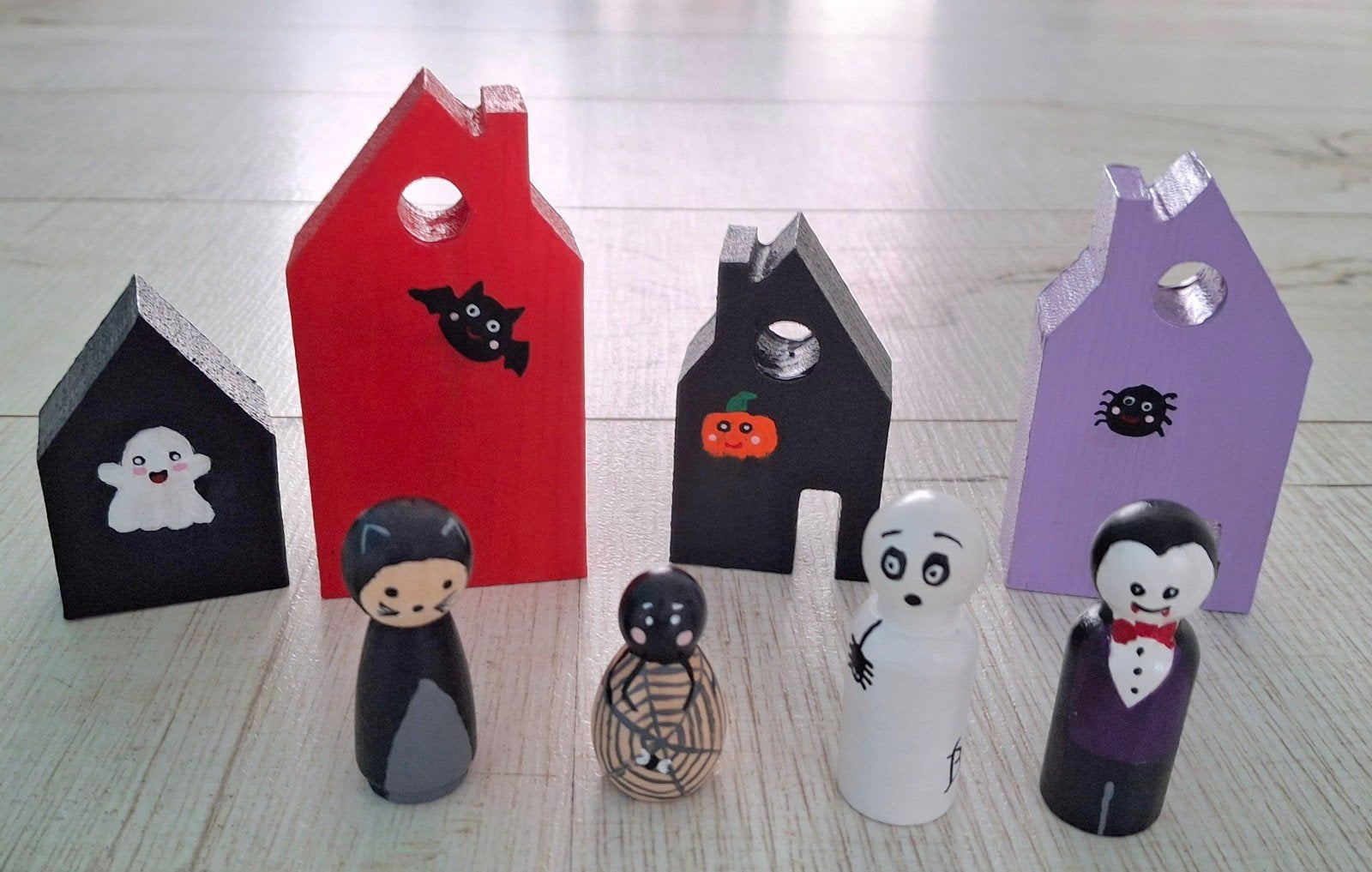 Halloween pegdolls en huisjes, Kinderen en Baby's, Ophalen of Verzenden, Nieuw, Overige typen