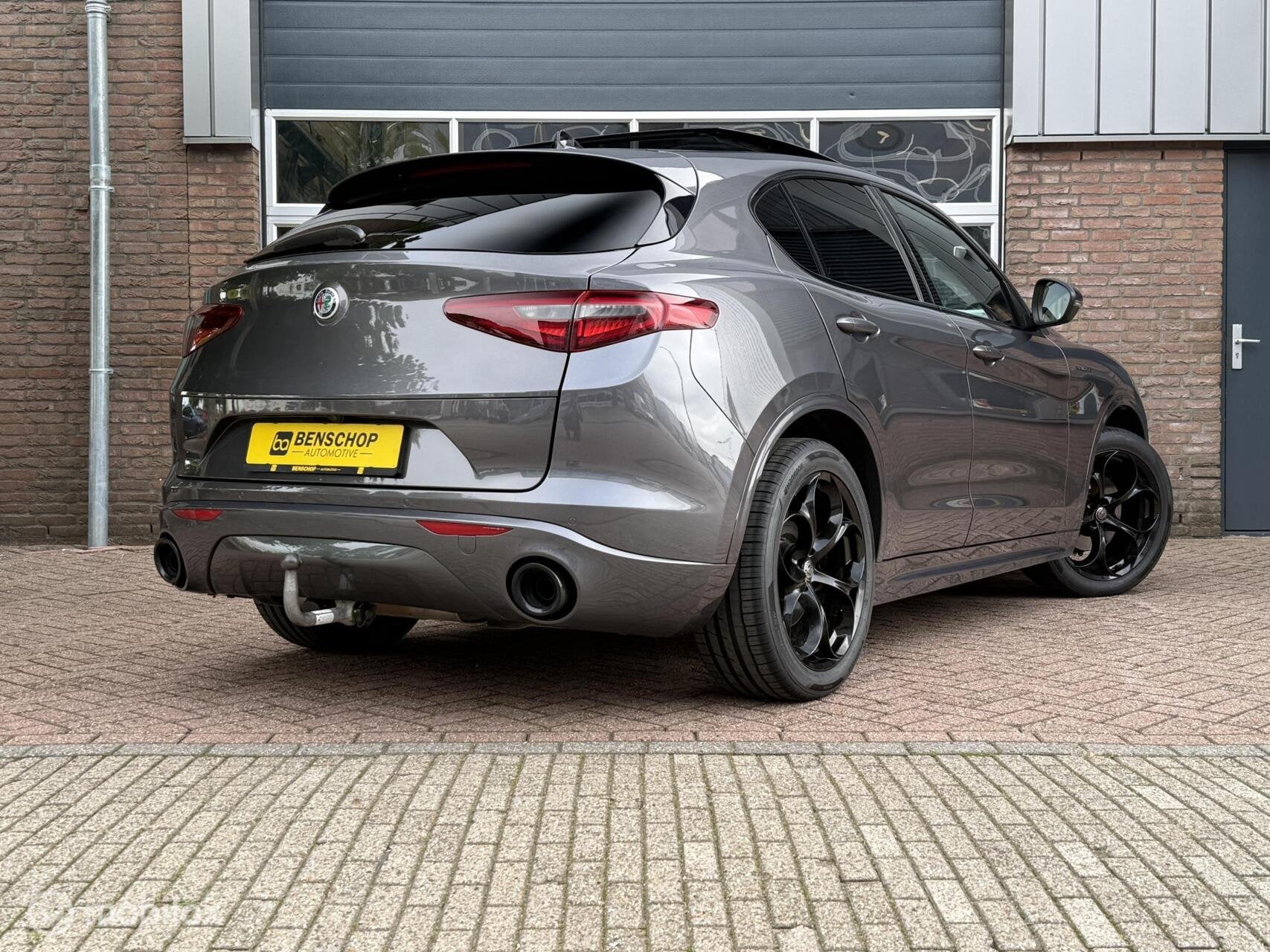 Alfa Romeo Stelvio 2.0 T AWD Veloce Panodak Leer Navi Carpla, Auto's, Automaat, 1995 cc, 4 cilinders, Leder