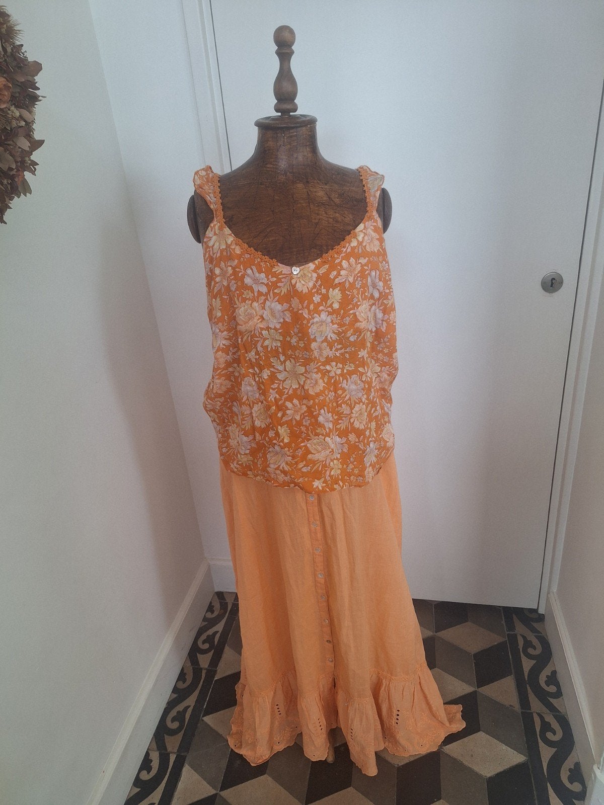 Topje Isla Ibiza XL, Maat 46/48 (XL) of groter, Oranje, Ophalen of Verzenden, Isla Ibiza