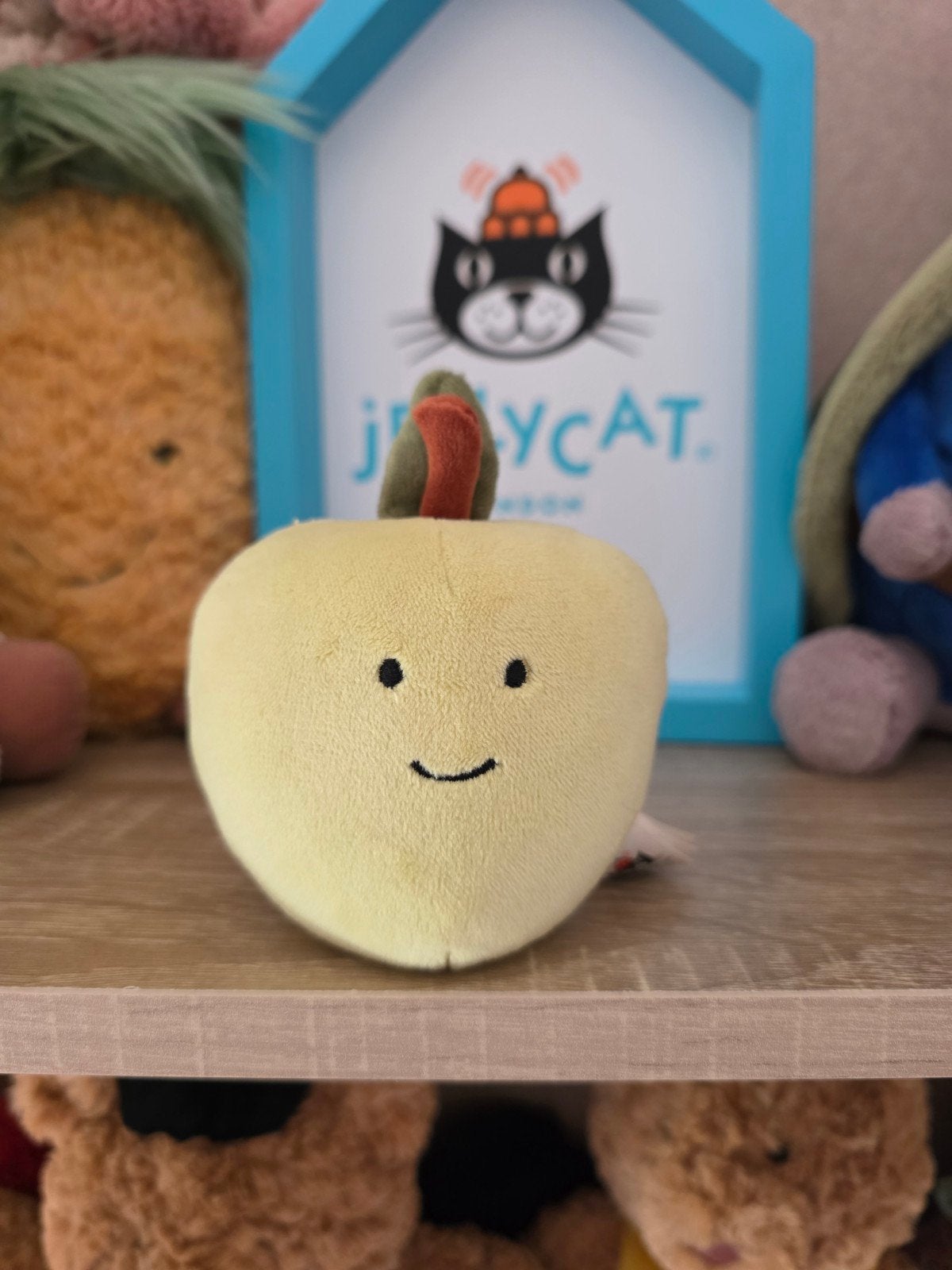 jellycat appel, Ophalen of Verzenden, Zo goed als nieuw, Overige typen