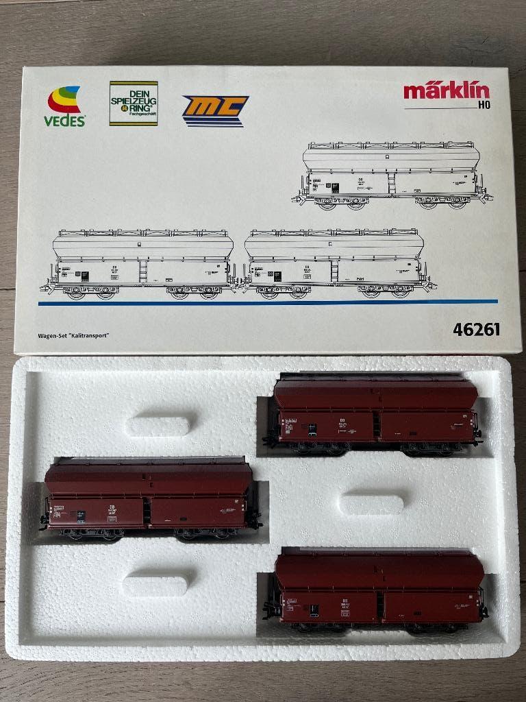 Marklin 46261 ho set wagons nieuwstaat, Hobby en Vrije tijd, Modeltreinen | H0, Wisselstroom, Treinset, Verzenden, Nieuw