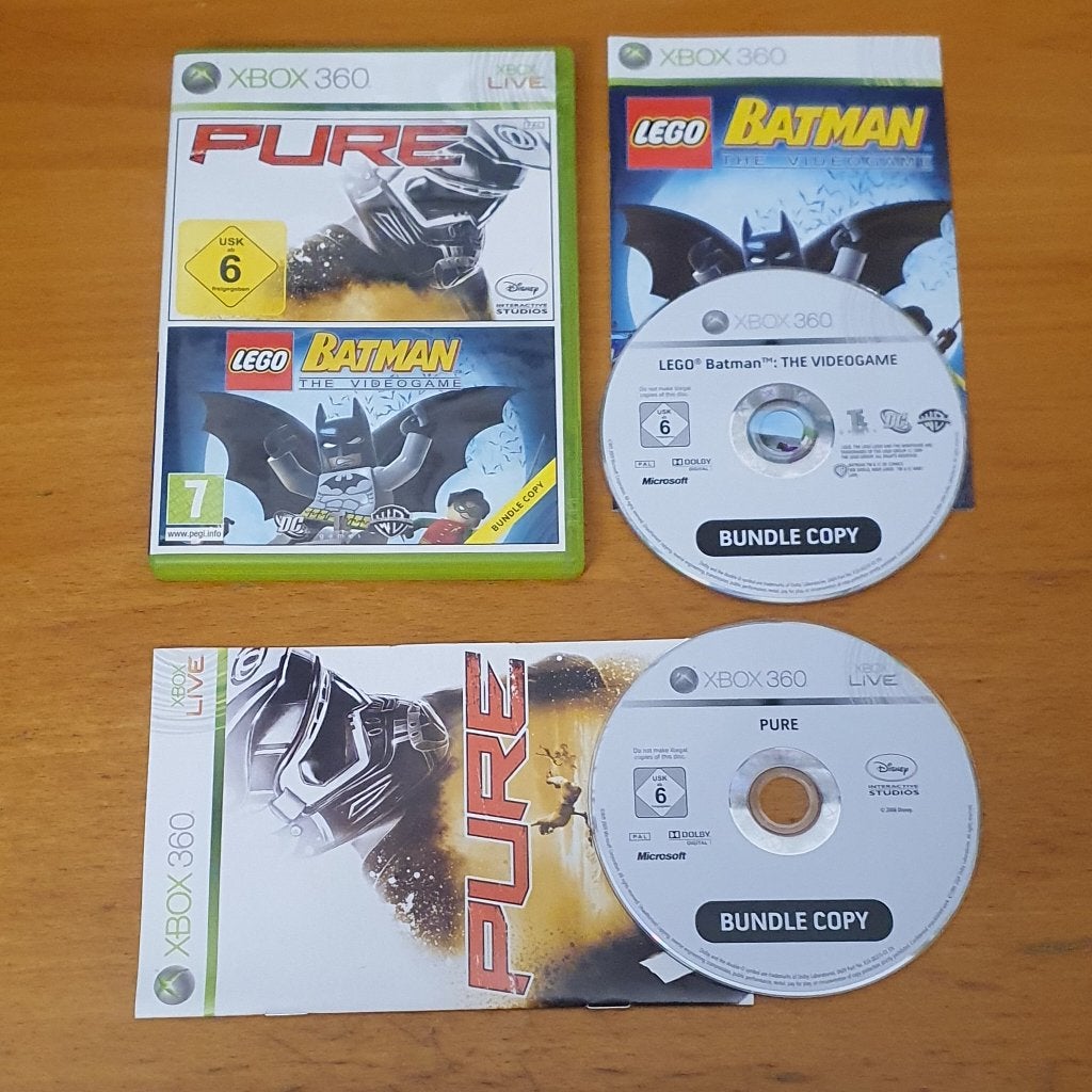 XBOX 360 | Lego Batman & Pure Bundle, Avontuur en Actie, Gebruikt, 1 speler, Ophalen of Verzenden