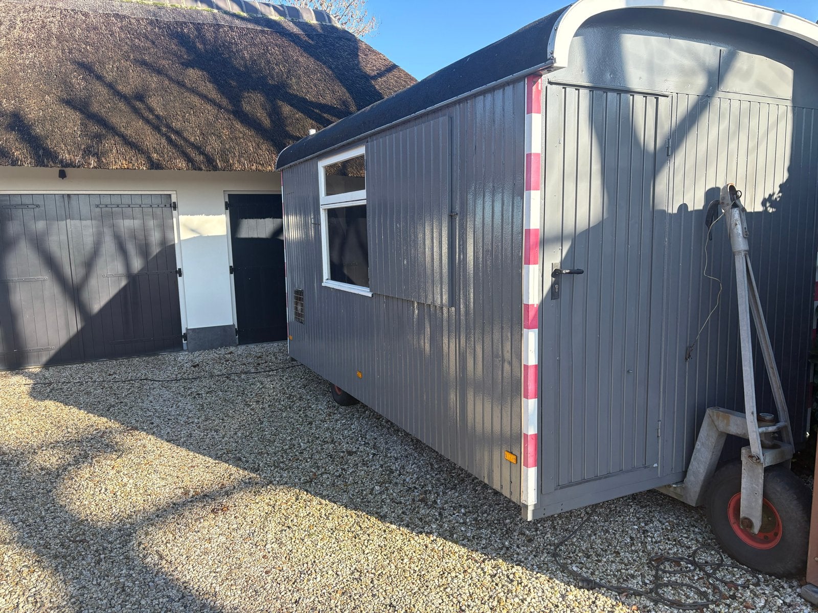 Schaf keet met toiletruimte en verwarming, Ophalen of Verzenden
