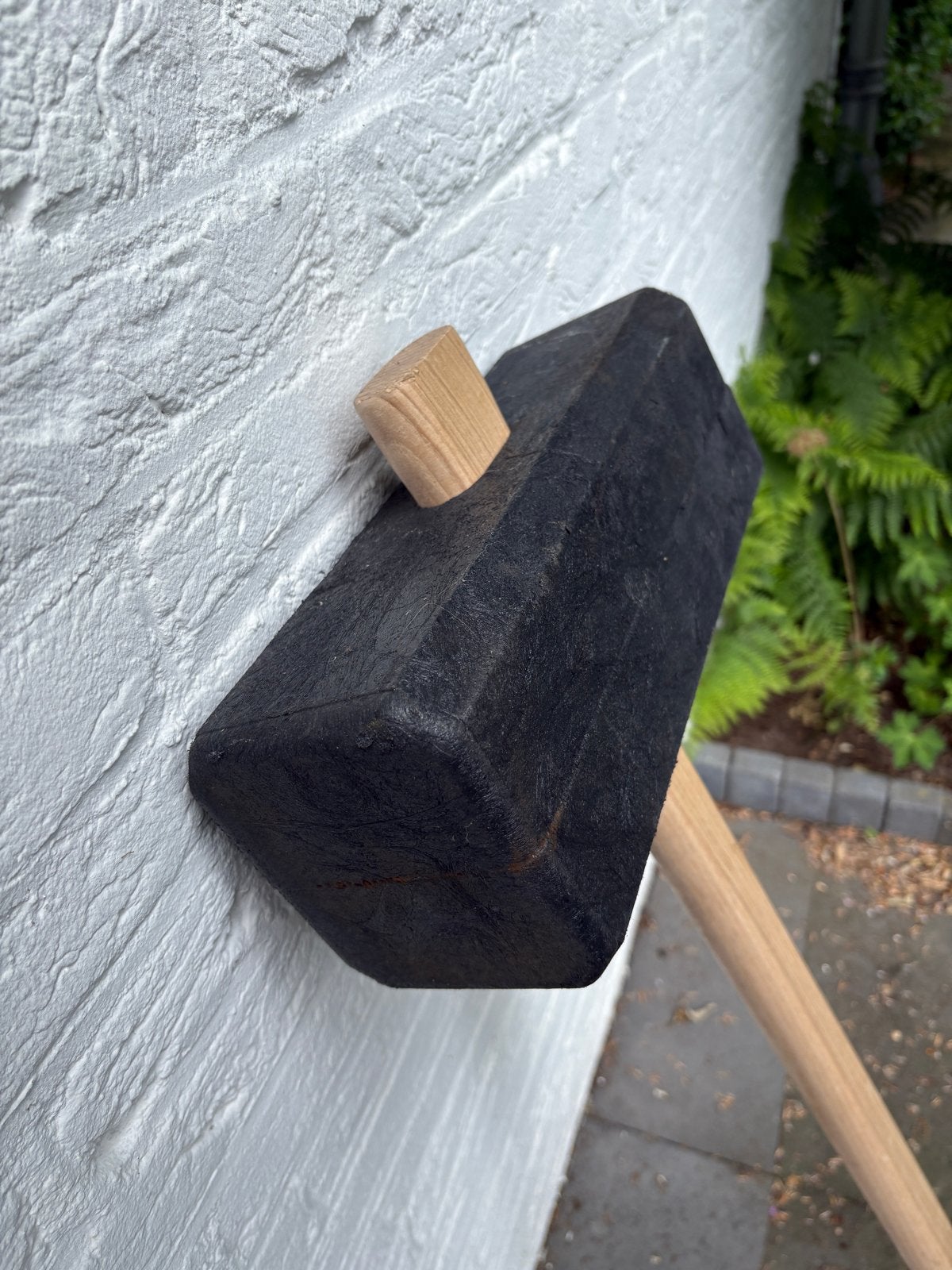 Grote houten moker / hamer / tuinhamer, Ophalen of Verzenden, Zo goed als nieuw