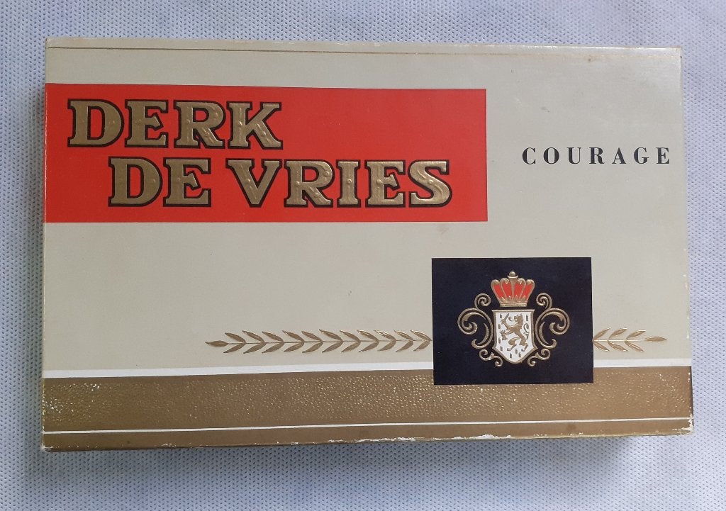 Sigarendoos DERK DE VRIES, Ophalen of Verzenden, Zo goed als nieuw, Tabaksdoos of Verpakking
