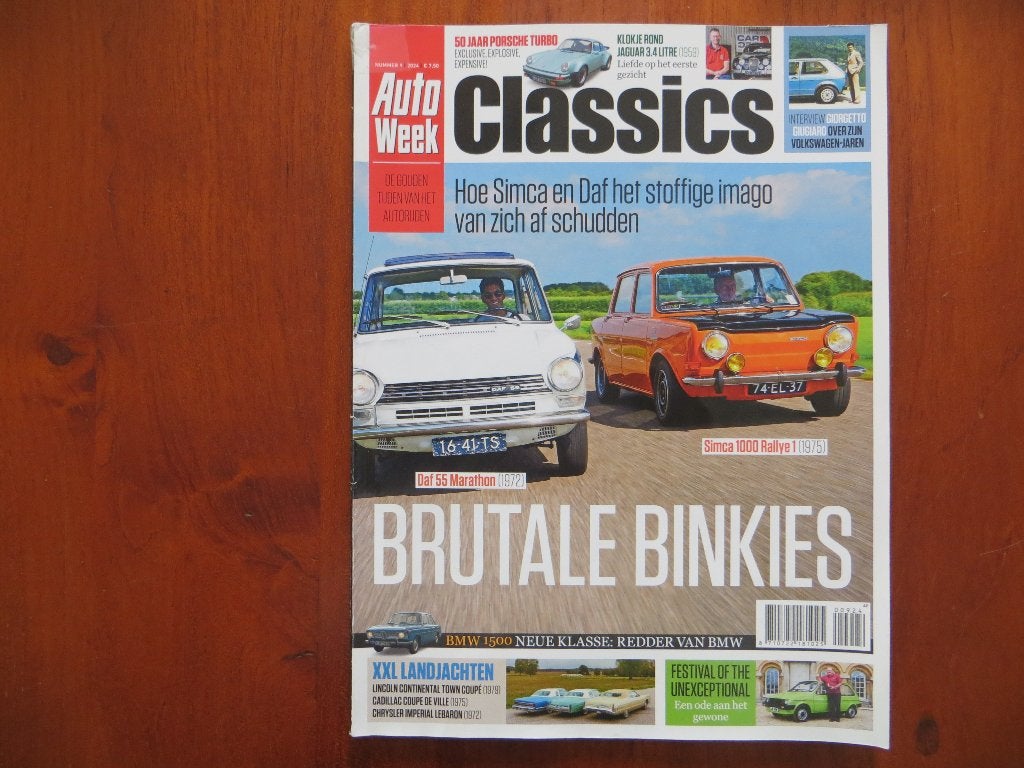 Autoweek Classics 9 2024 DAF 55 Marathon Simca 1000 Rallye 1, Ophalen of Verzenden, Zo goed als nieuw, Overige merken