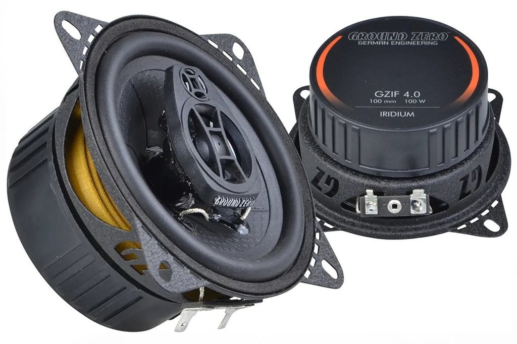 Ground Zero GZIF 4.0 Coaxiale 10cm Speakers (100W / 60Wrms), ., Nieuw, Ophalen of Verzenden, .