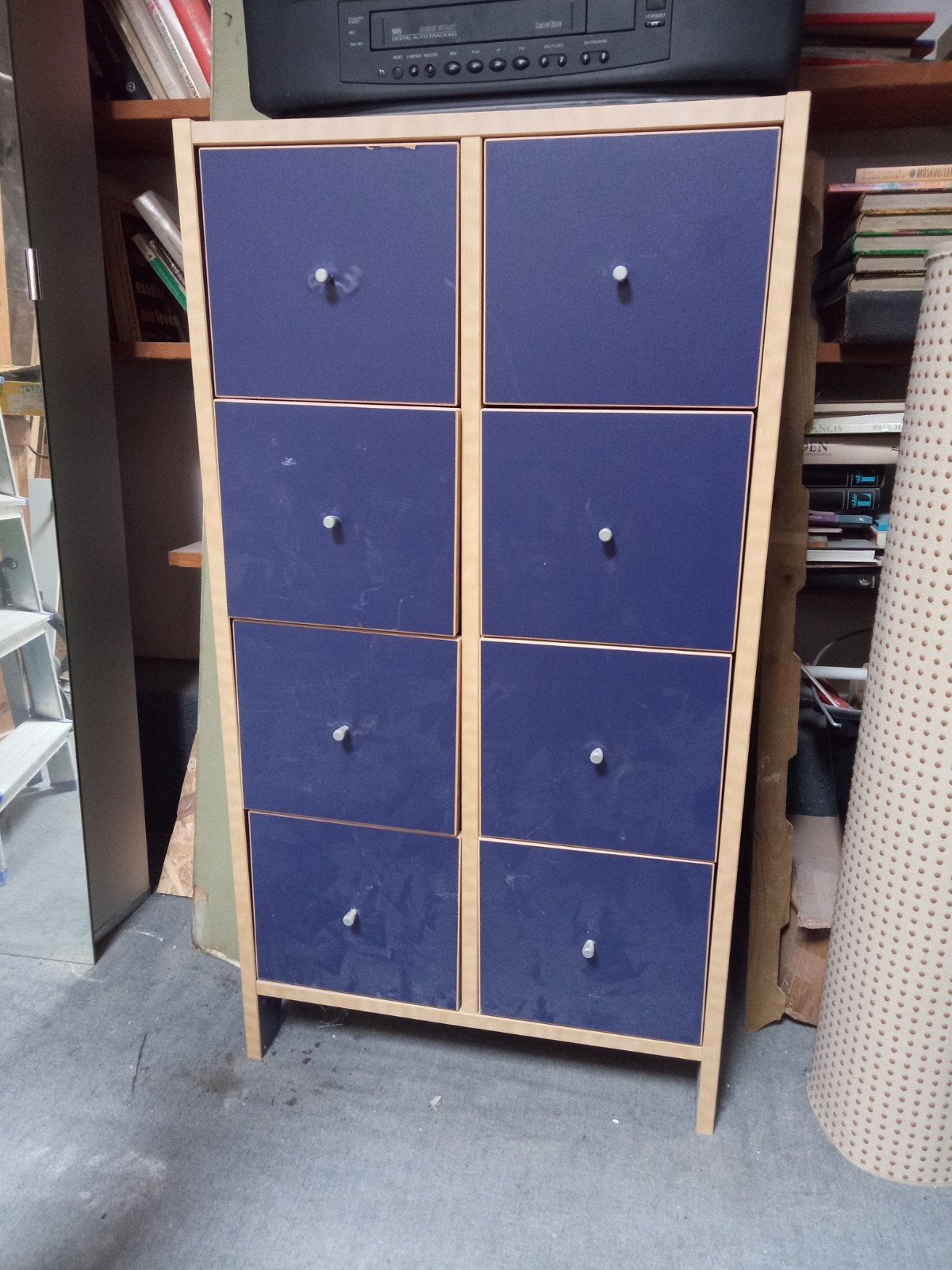 blauwe ladenkast Ikea Robin, Ophalen, Gebruikt, 5 laden of meer, Minder dan 100 cm