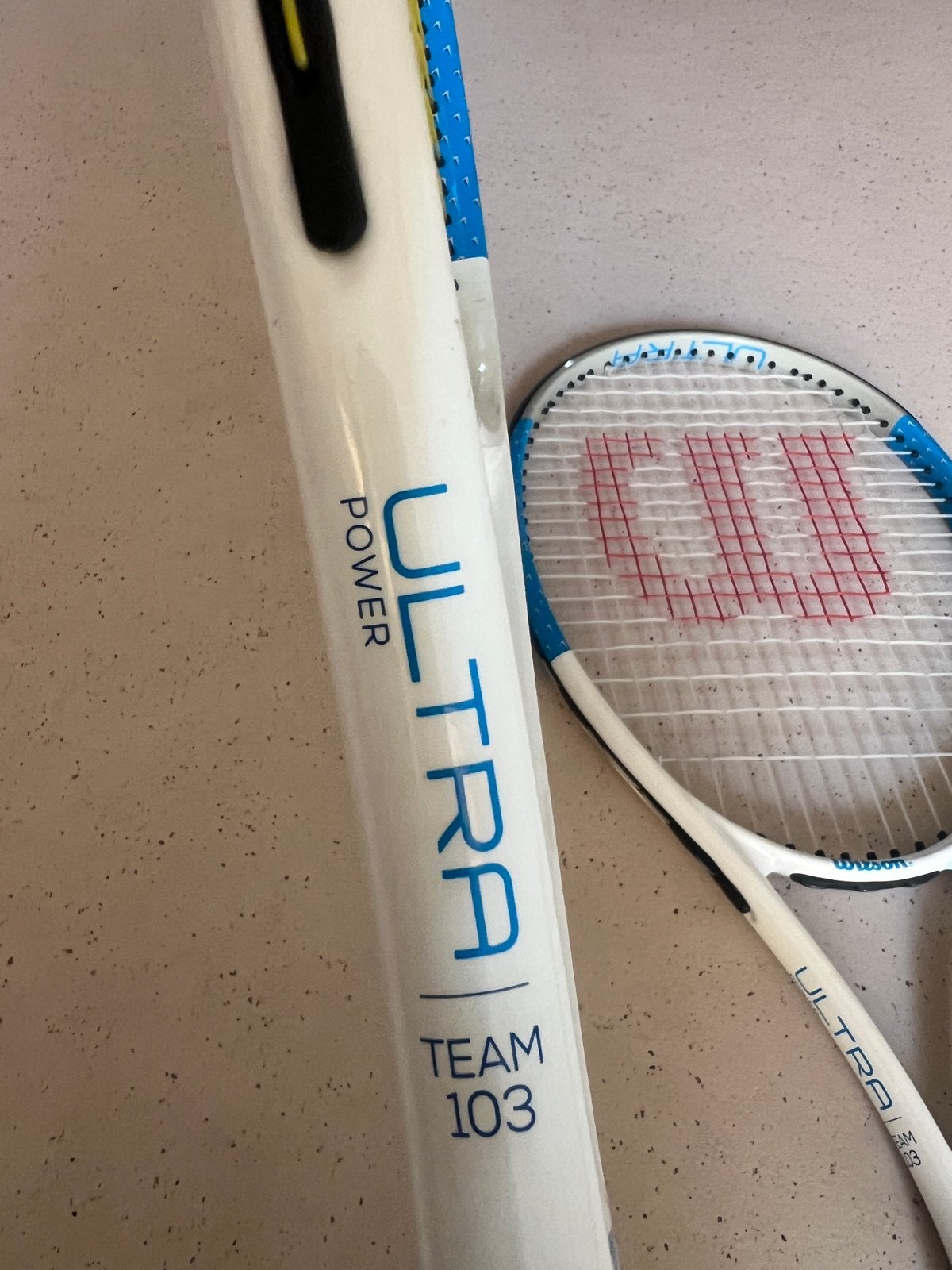 2x Wilson Ultra Power Team 103 Tennisrackets, Ophalen of Verzenden