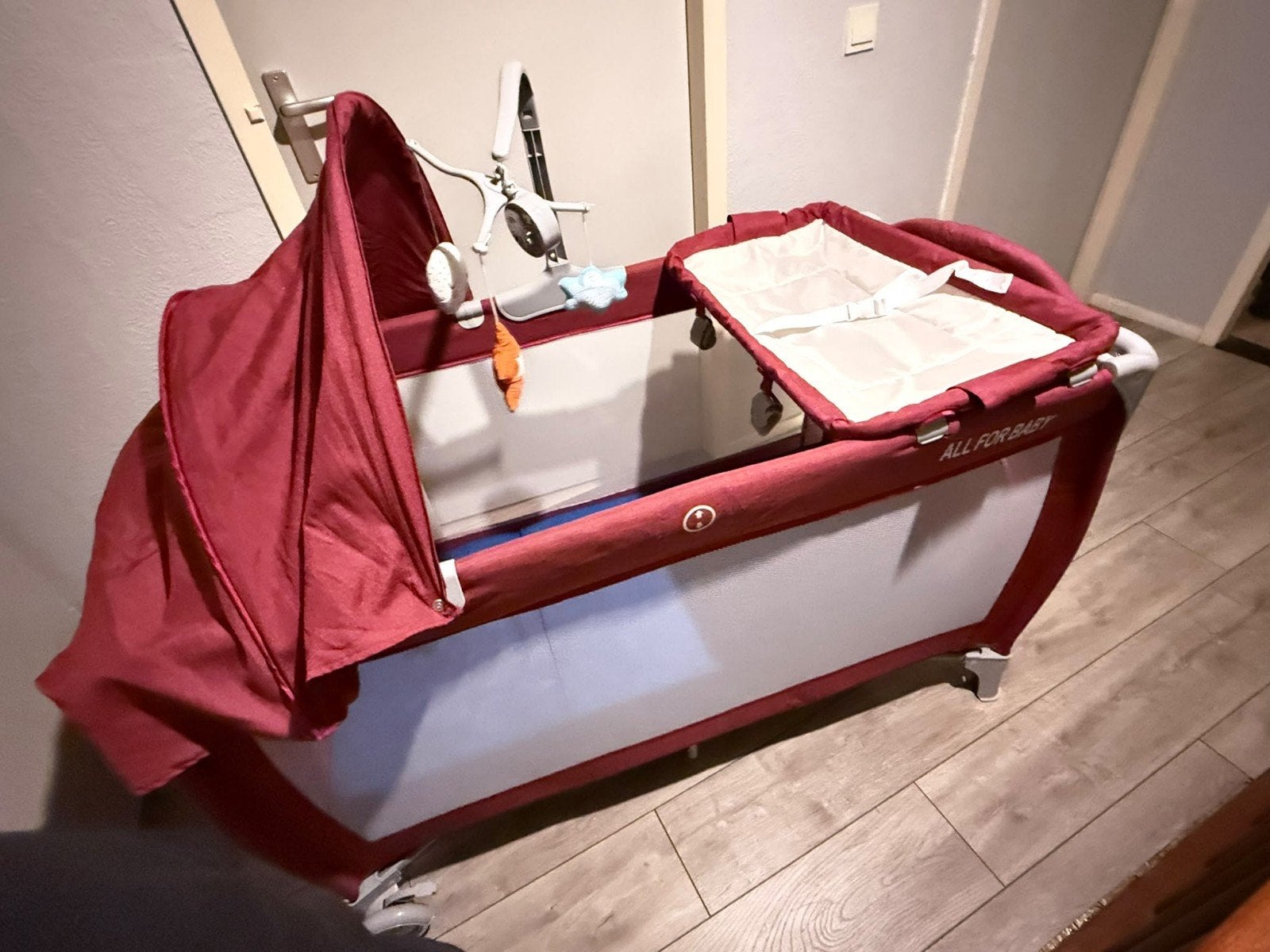 All for baby campingbedje, Ophalen, Zo goed als nieuw, Reisbedje