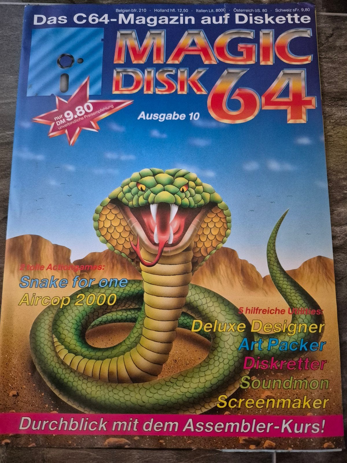 Magic Disk 64 - C64-Magazin op Diskette - Uitgave 10, Gebruikt, Overige genres, 1 speler, Ophalen of Verzenden