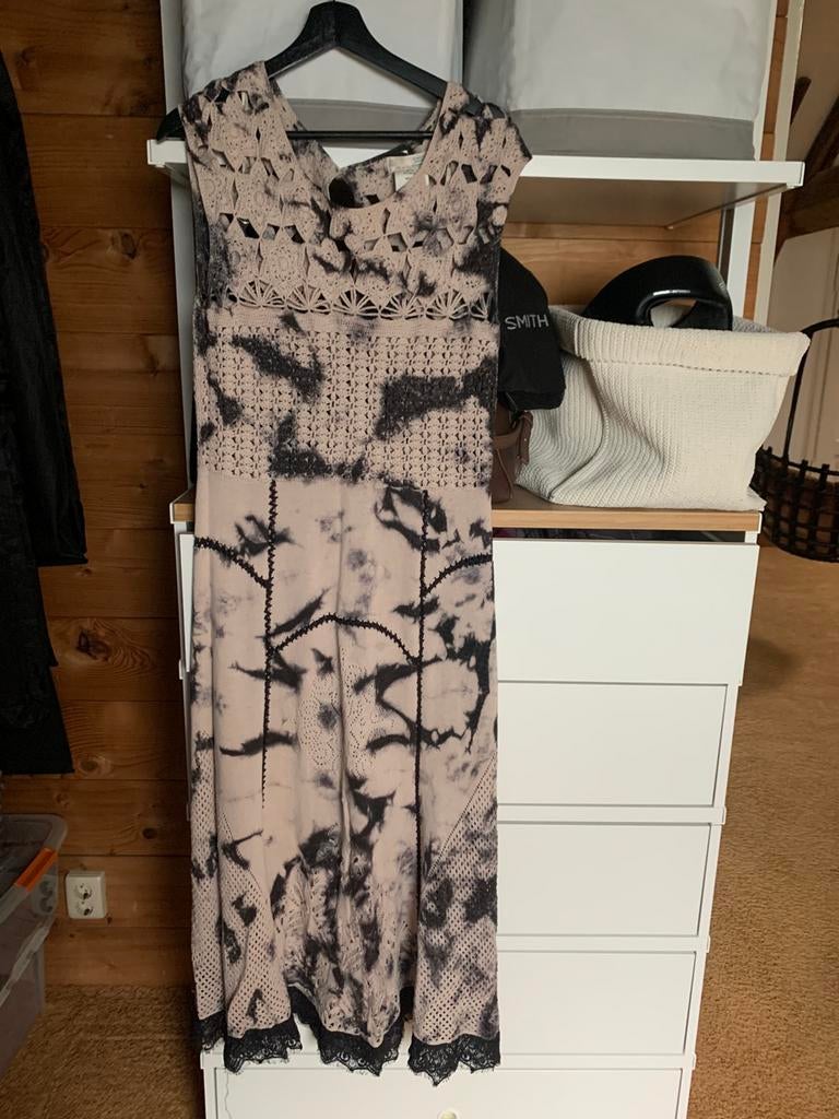 Odd Molly vintage maxi roze  jurk 3/L/40, Kleding | Dames, Jurken, Maat 38/40 (M), Verzenden, Zo goed als nieuw, Roze