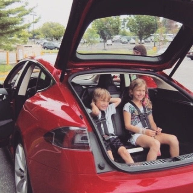 Tesla Model S Kinderzitjes Achterbank (7-zitter), Auto-onderdelen, Ophalen, Gebruikt