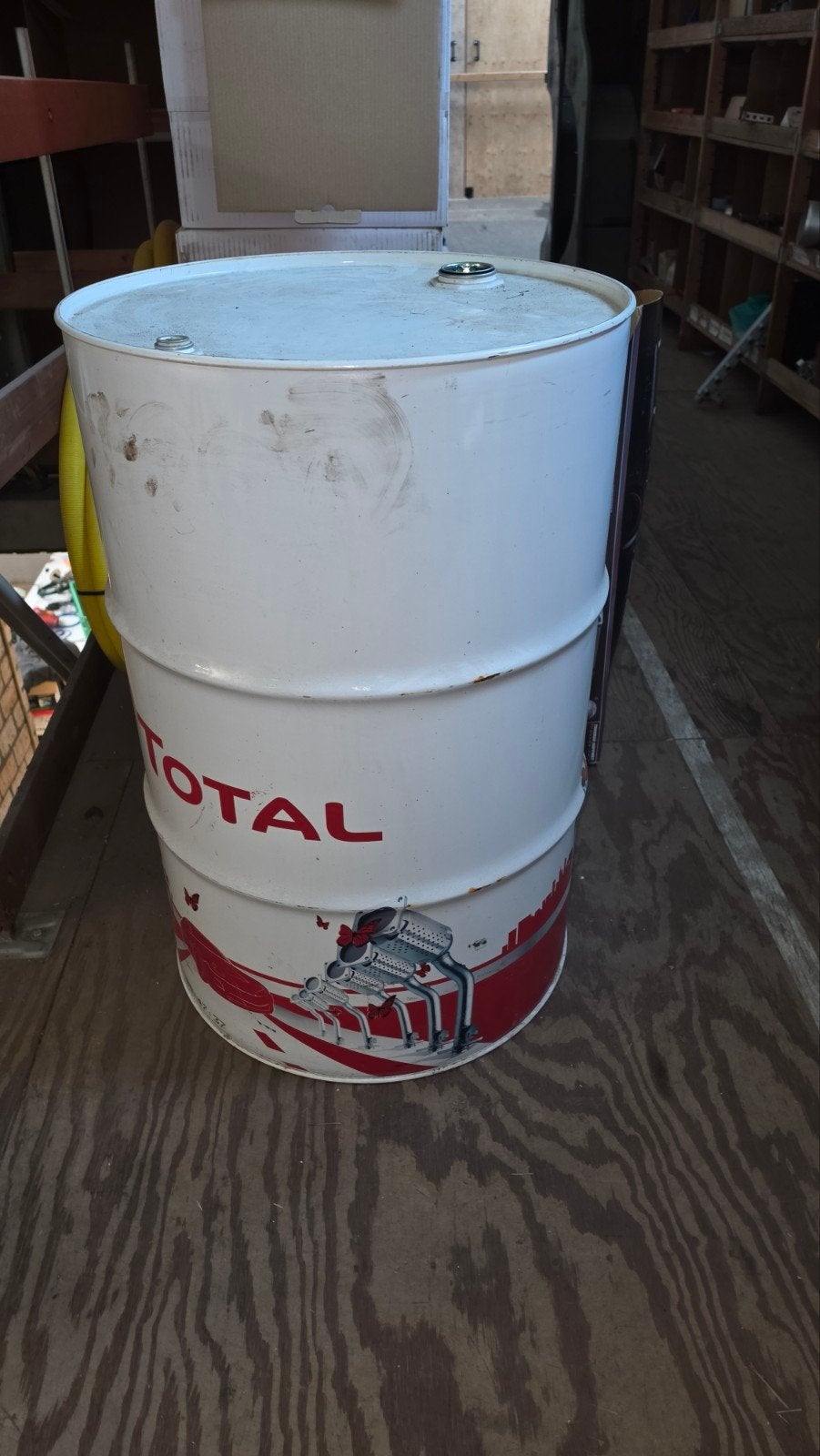 Decoratieve Total olievat, Ophalen