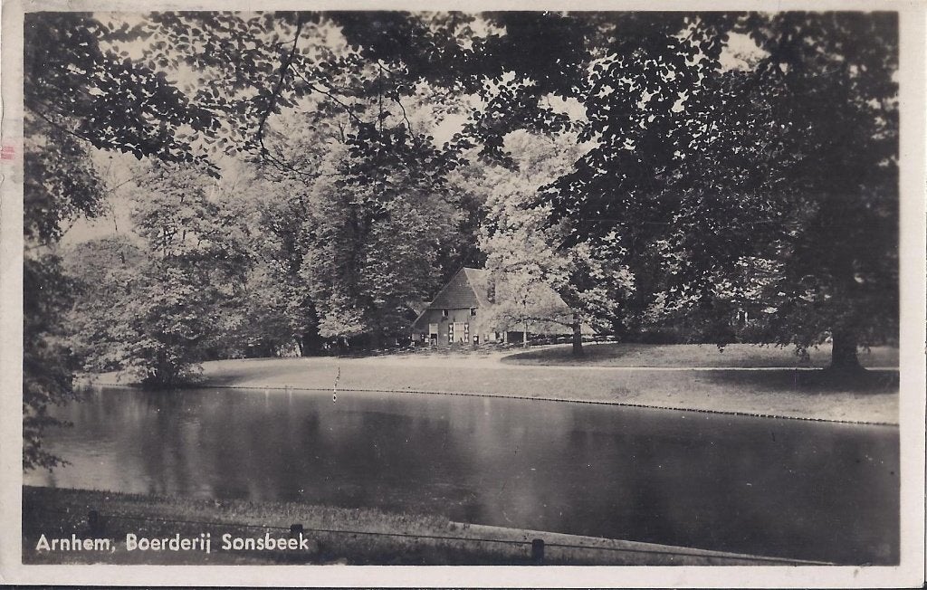 Arnhem Boerderij Sonsbeek Ansichtkaart Uit 1968 ( 8173, Ophalen of Verzenden, 1960 tot 1980, Gelopen, Gelderland
