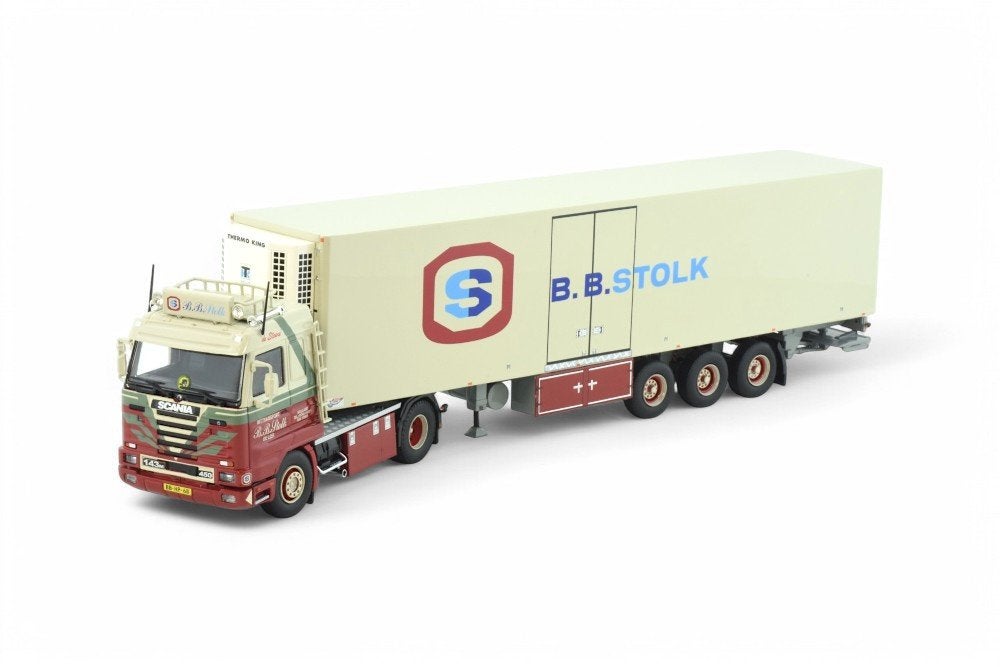 Tekno scania Stolk, Hobby en Vrije tijd, Modelauto's | 1:50, Info@gejomodels.nl, Nieuw, Cbw, Tekno