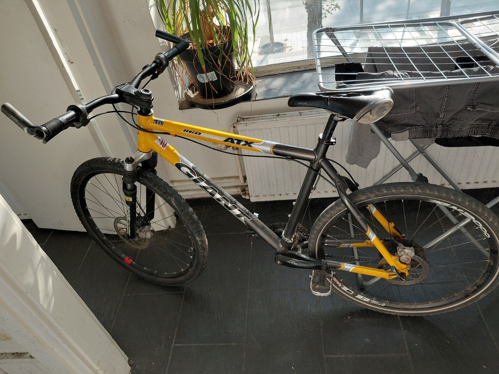 Giant ATX Mountainbike - aangepast ander stuur Gebruikt, zit, Gebruikt, Hardtail, Heren, Schijfrem