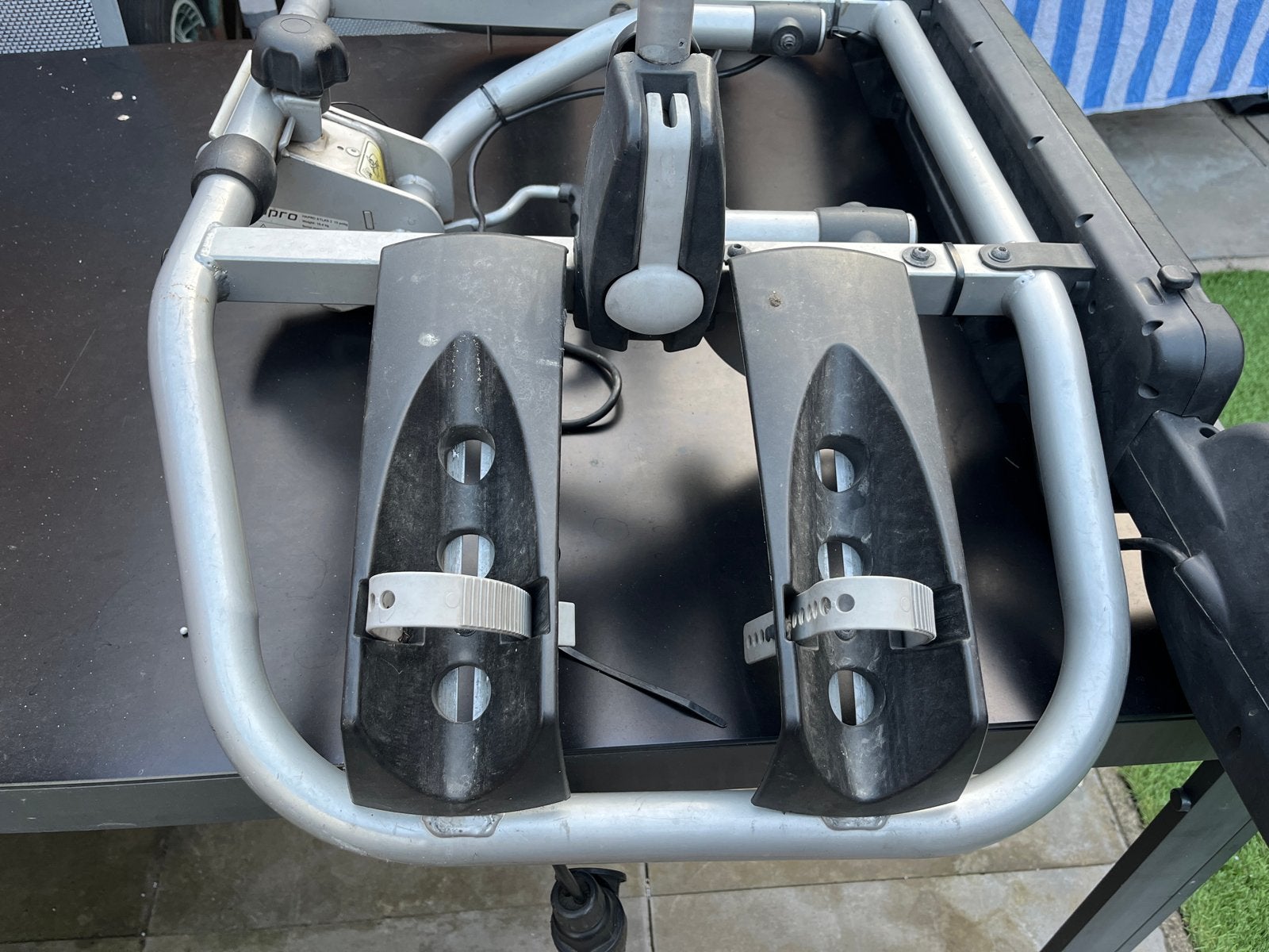 Hapro Atlas 2 fietsendrager voor trekhaak, Auto diversen, Ophalen, Gebruikt, 2 fietsen, Trekhaakdrager