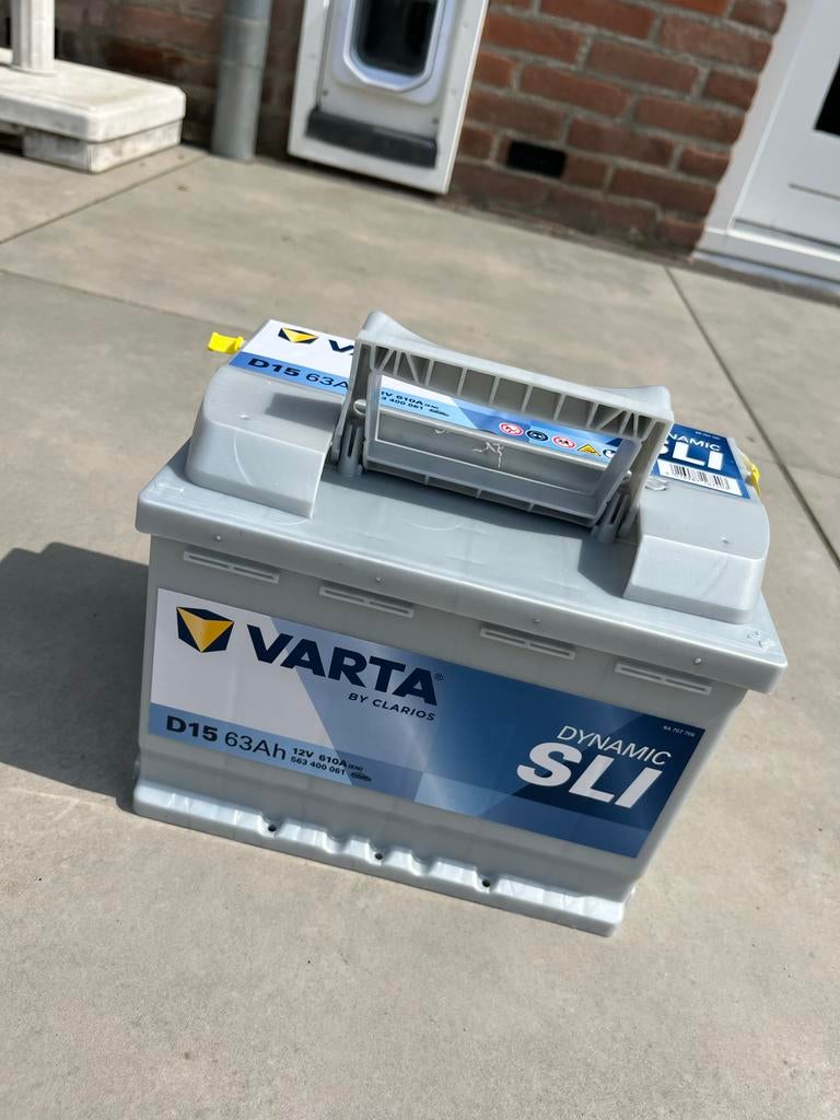 Varta D15 63Ah 12V 610A Dynamic SLI Auto Accu, Auto-onderdelen, Ophalen, Nieuw