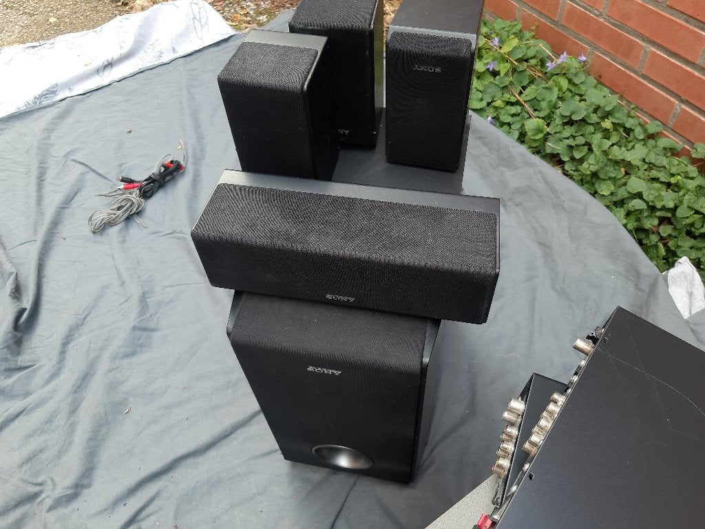 Sony STR KS 1100 5.1 dolby surround set. S-MASTER en Sony