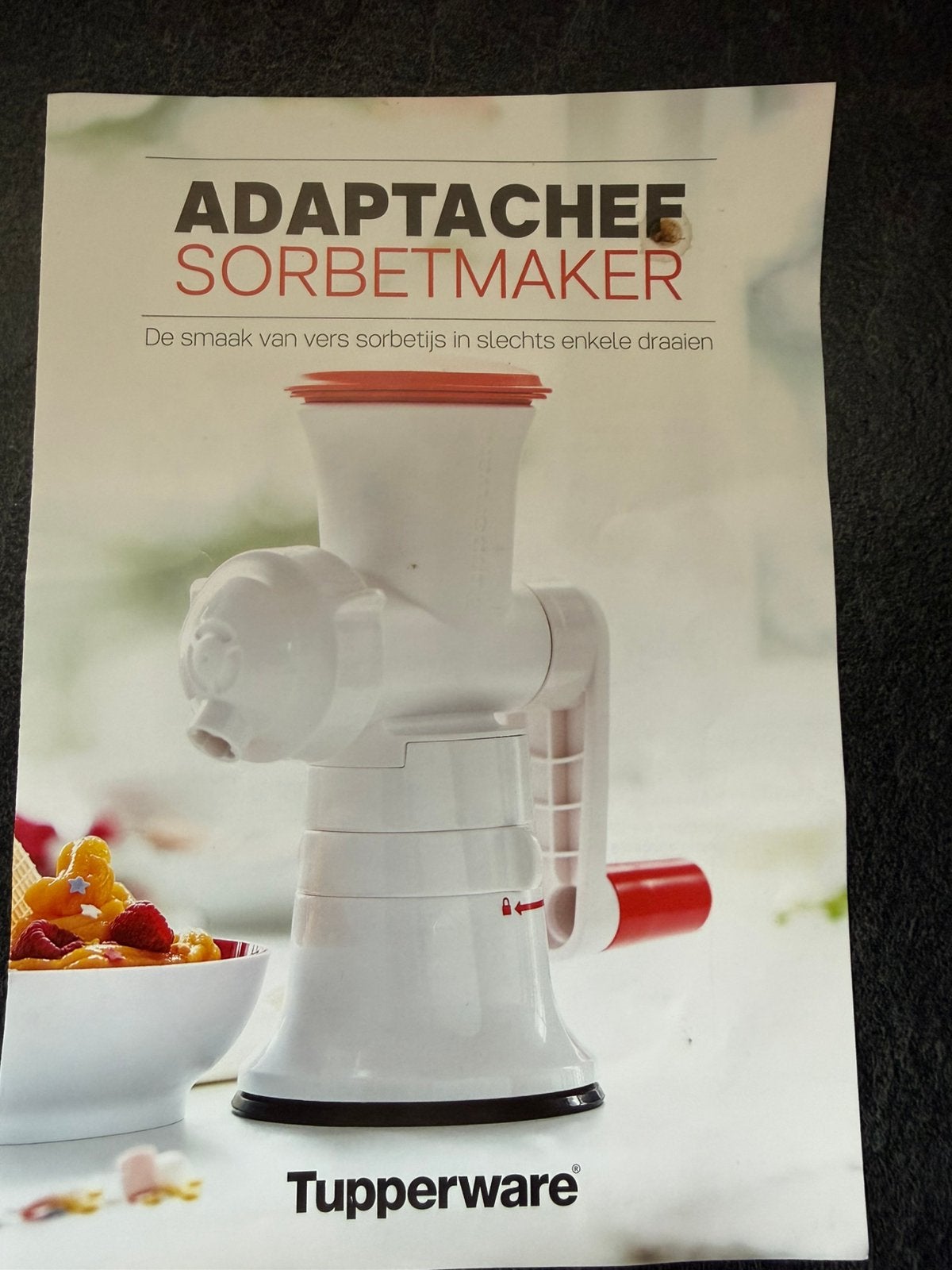 Adaptachef rasp met uitbreiding van Tupperware, Huis en Inrichting, Keuken | Tupperware, Ophalen, Zo goed als nieuw, Overige typen
