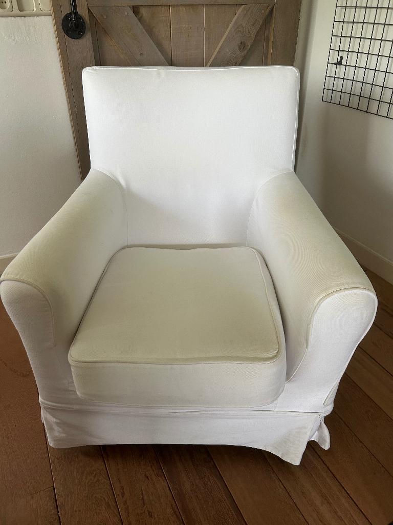 Fauteuil IKEA Ektrop te koop, Ophalen, Gebruikt, Minder dan 75 cm, Stof