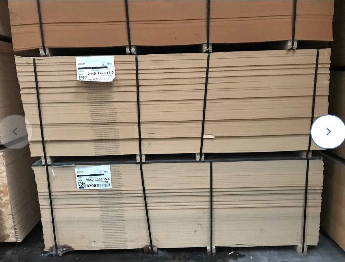 MDF 2440x1220x15mm, Ophalen, Nieuw, Overige materialen, Minder dan 20 mm