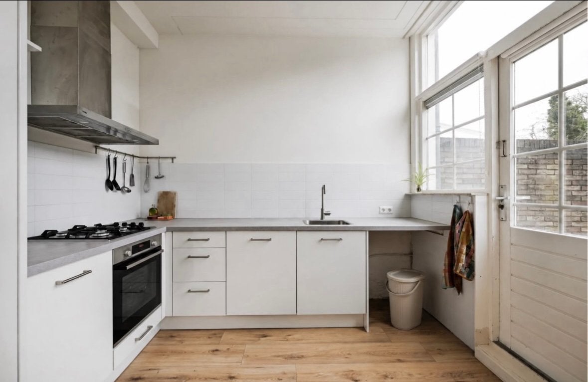 Complete witte keuken (2021) inclusief apparatuur, Ophalen, Wit, Hoekkeuken, Onbekend