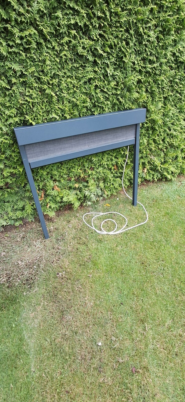 Te koop screen electrische, Doe-het-zelf en Verbouw, Rolluiken, Ophalen, 100 tot 150 cm, Zo goed als nieuw, Minder dan 100 cm