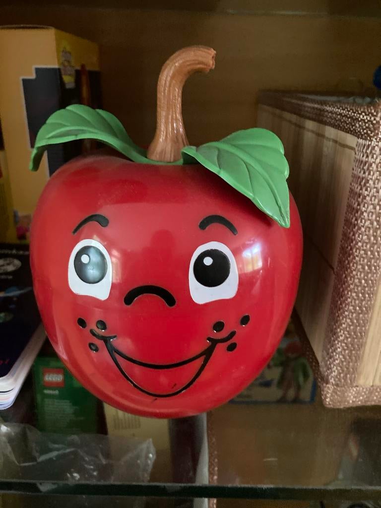 Vintage Fisher-Price Apple Rammelaar Speelgoed, Ophalen of Verzenden, Gebruikt, Rammelaar