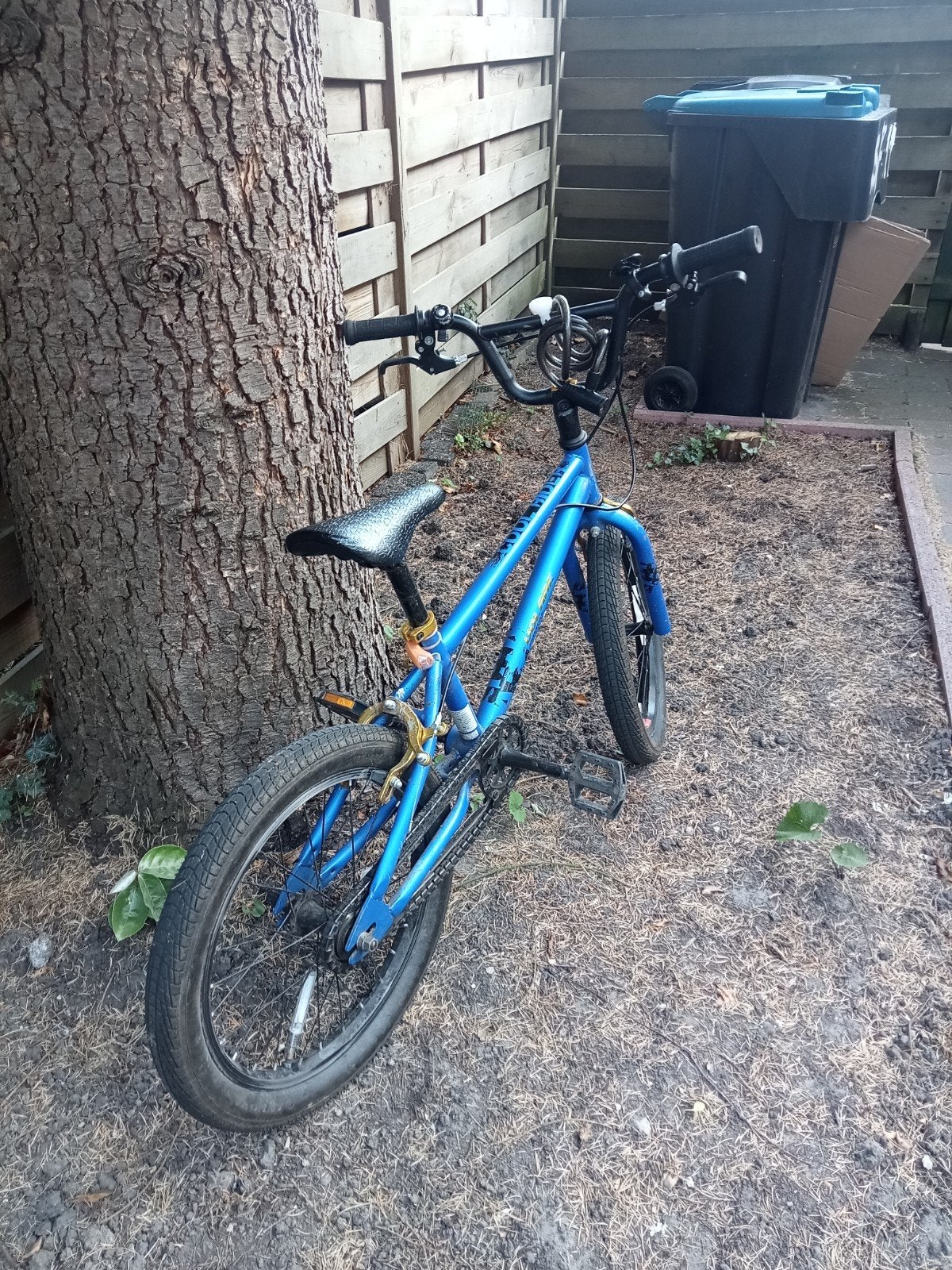 Blauwe BMX-fiets voor kinderen - Goede staat, Fietsen en Brommers, Fietsen | Crossfietsen en BMX, Ophalen, Staal, V-brakes, 16 tot 20 inch