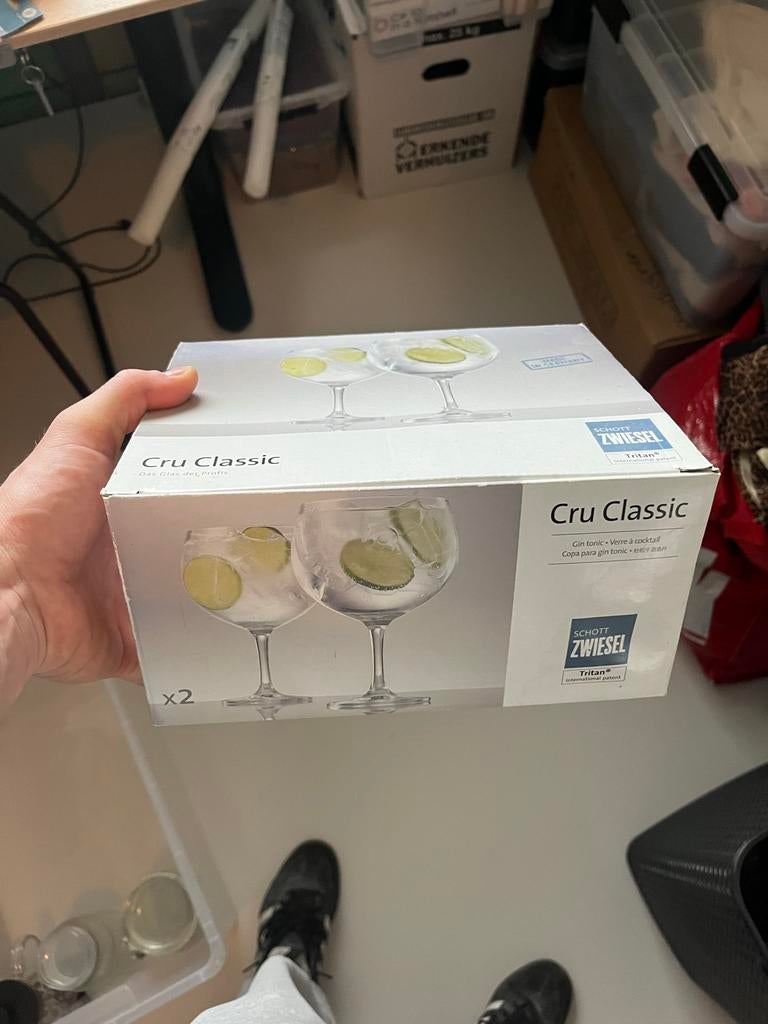 Zwiesel Gin Tonic Glazen - Cru Classic (2 stuks), Ophalen of Verzenden, Nieuw