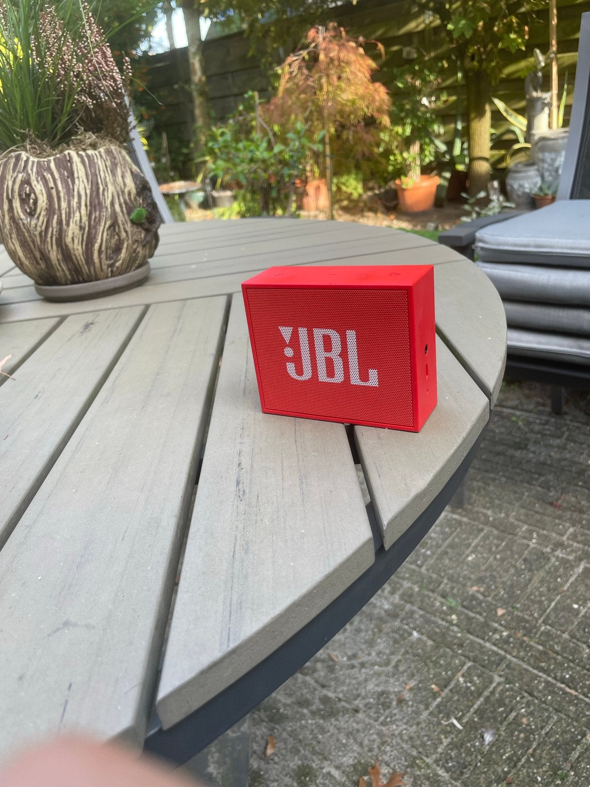JBL Go 2 Draagbare Bluetooth Speaker Rood, Ophalen, JBL, Zo goed als nieuw, Draagbare speaker